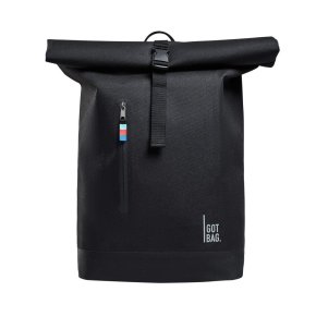 RollTop Laptoprucksack schwarz